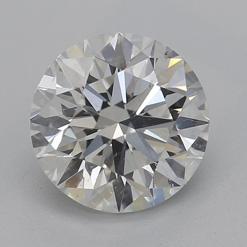 Handcrafted in New York, this stunning diamond ring features a mesmerizing round center stone weighing an impressive 1.30 , boasting a pristine H and clarity graded at SI2. Elegantly crafted in luxurious platinum , this piece is a true testament to