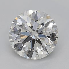 GIA 1.33ct Round Solitaire Beveled Euro Shank  Diamond Ring