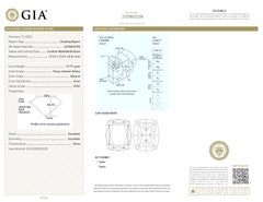 GIA 13.77ct Cushion Fancy Intense Yellow Diamond Loose or Set in Solitaire Ring