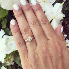 GIA 1.42 Carat F/VVS1 Cut-Cornered Square Mixed Cut Platinum Ring