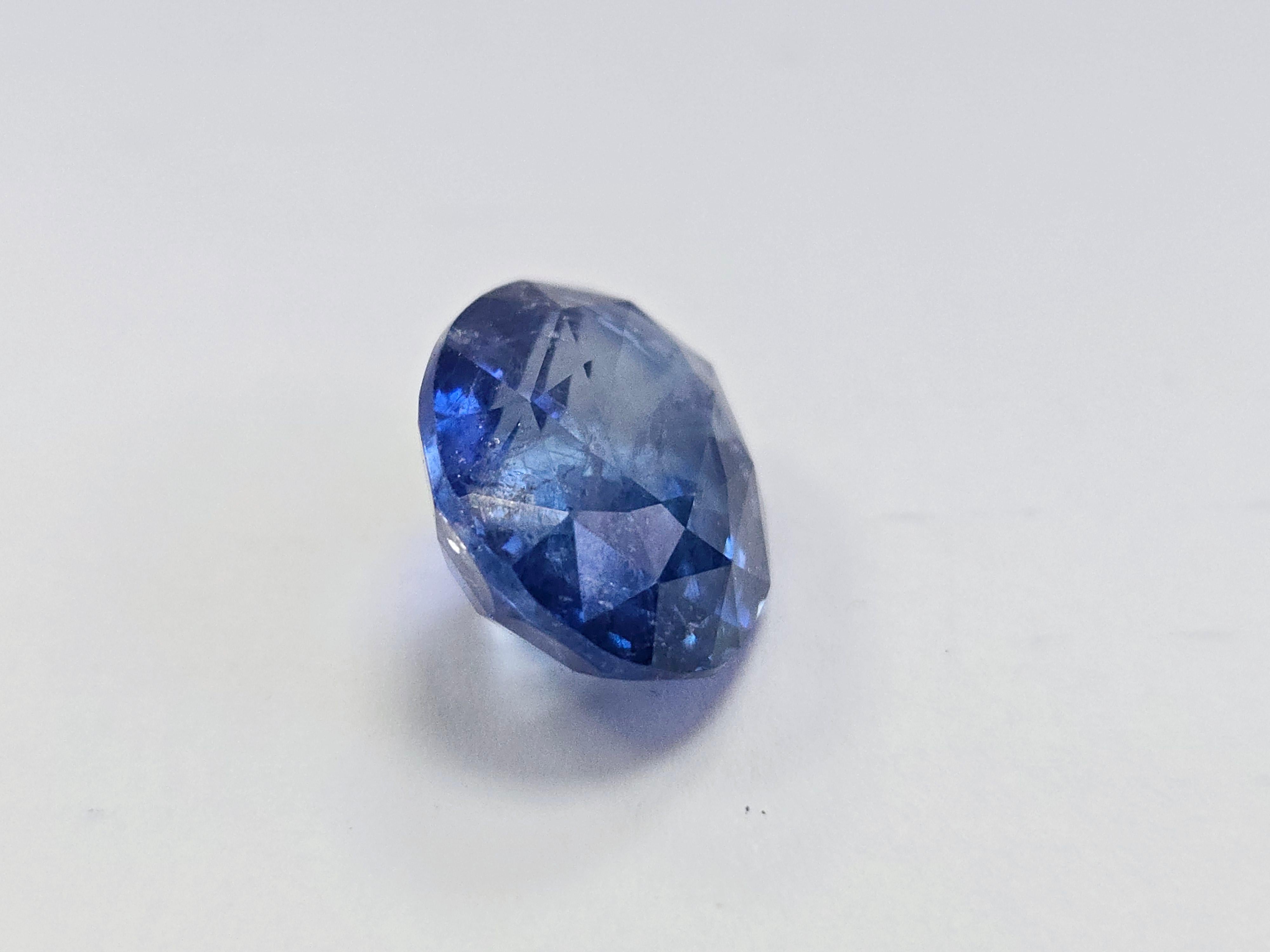 GIA 14.96 Karat Ovalform Natürlicher Blauer Saphir (Ovalschliff) im Angebot