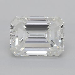 GIA 1.5 Carat Milgrain Emerald Geometric Bezel  Diamond Ring