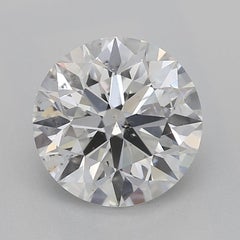 GIA 1.5 Carat Round Multi-Row Pave & Solitaire 18K Yellow Gold Diamond Ring