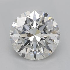 GIA 1.50 Carat Round Vintage Scrolling Ribbon  Diamond Ring