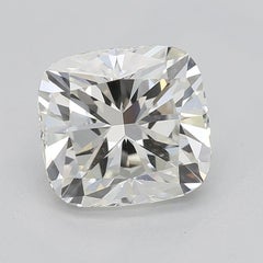 GIA 1.51 Carat Cushion Square Halo Vintage Vine 18K Yellow Gold Diamond Ring