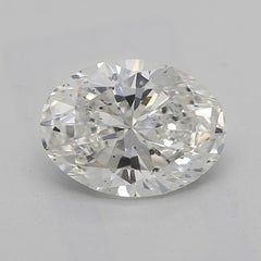 GIA 1.51 Carat East-West Oval Halo Curved Bypass 18K Yellow Gold Diamond Ring