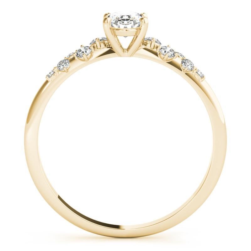 GIA 1,51 Karat Radiant Cluster Trellis Solitär 18K Gelbgold Diamantring im Zustand „Neu“ im Angebot in New York, NY