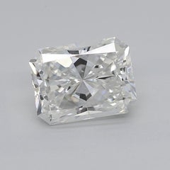 GIA 1.51 Carat Radiant Twisted Pave Braided Band 18K White Gold Diamond Ring