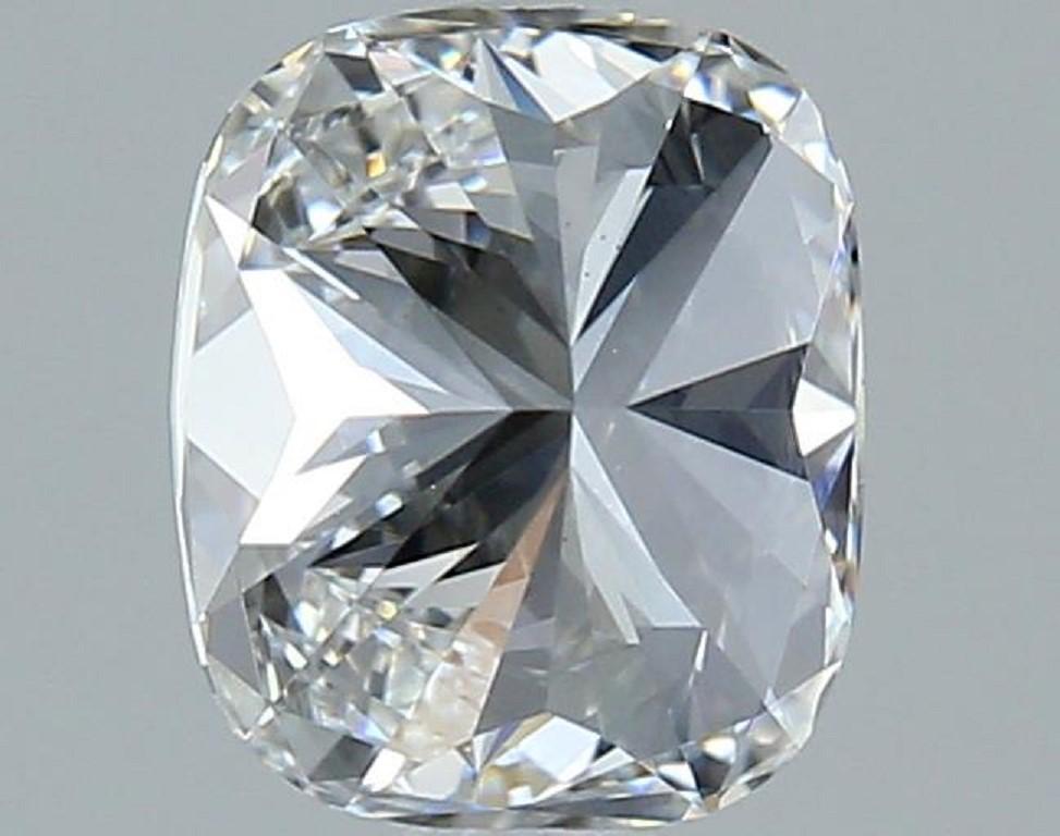 GIA - 1,51ct Diamant taille brillant coussin F VS1  Unisexe en vente