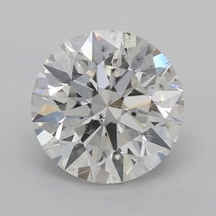 GIA 1.51ct Round Crossover Double Band Vintage  Diamond Ring