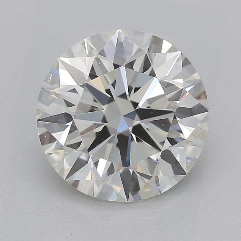 Eleva la tua collezione di gioielli con questo splendido anello con diamante che fonde perfettamente elementi di design classici e contemporanei. Il cuore dello squisito diamante rotondo pesa ben 1,52 , che si irradia attraverso la sua impeccabile J