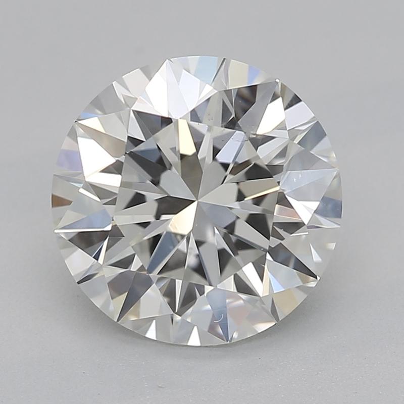 Entdecken Sie einen fesselnden Diamantring mit einem atemberaubenden runden Diamant in der Mitte mit einem Gewicht von 1,52 und einem atemberaubenden I und SI2. Die außergewöhnliche Handwerkskunst zeigt sich in dem wunderschön verschlungenen