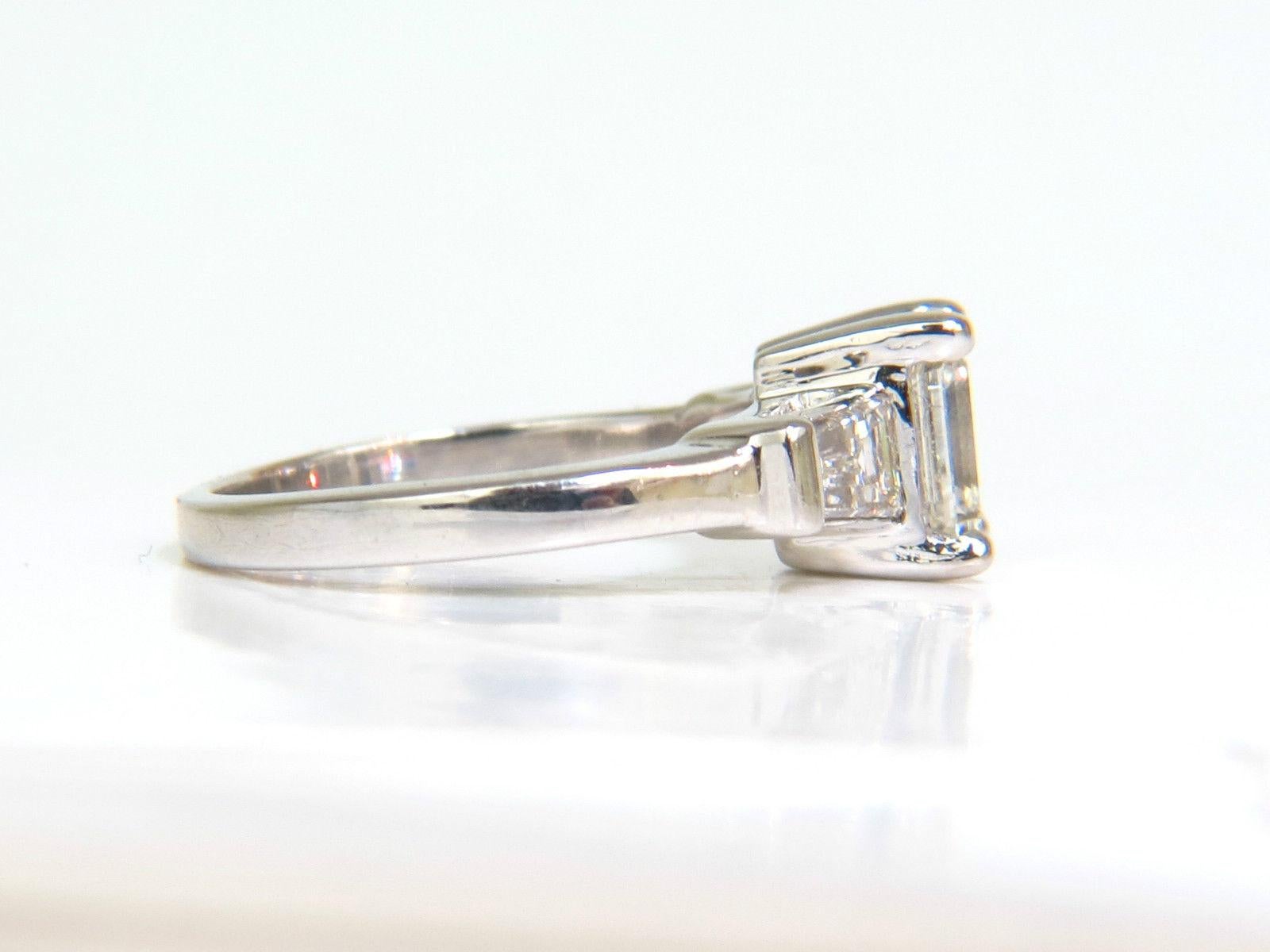 1.2 carat emerald cut diamond ring