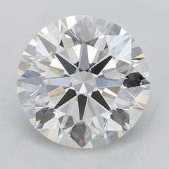 GIA 1.57 Carat Round Trillion Cut Three-Stone  Diamond Ring