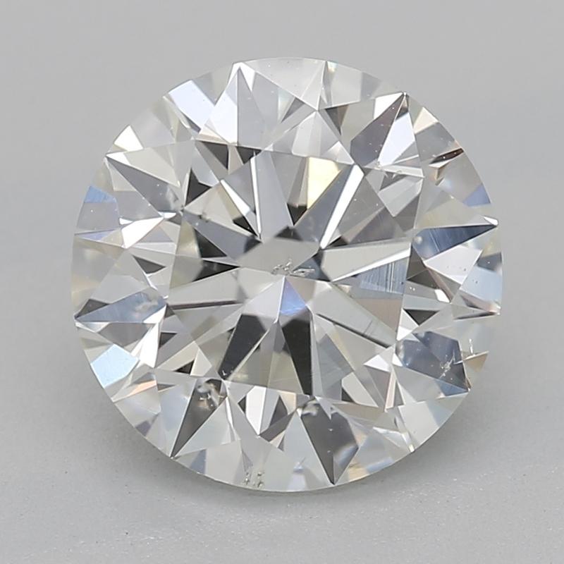 Prova un'eleganza senza tempo con questo splendido anello di diamanti con un affascinante diamante rotondo di 1,58. Classificata J e SI2, questa squisita pietra presenta un notevole scintillio che la rende un centrotavola abbagliante. Il diamante è