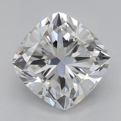GIA 1.5ct Cushion Solitaire Four-Prong Euro Shank Diamond Ring