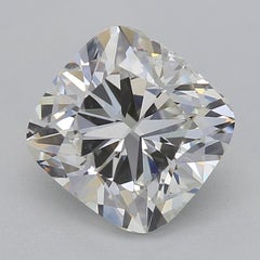 GIA 1.5ct Cushion Solitaire with Half Eternity 18K Yellow Gold Diamond Ring