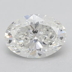 GIA 1.5ct Oval Bezel Set Multi-Stone Milgrain 18K White Gold Diamond Ring