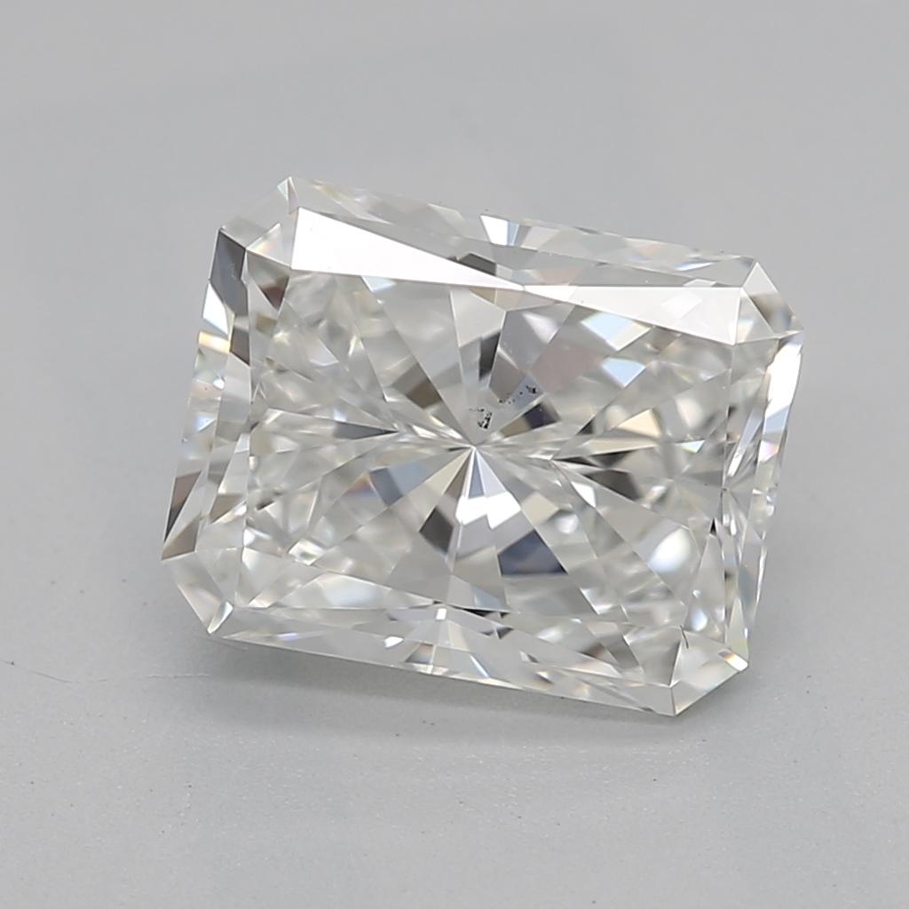 GIA 1.6ct Radiant Three-Stone Decorated Gallery (a Gallery)  Bague en diamant Neuf - En vente à New York, NY