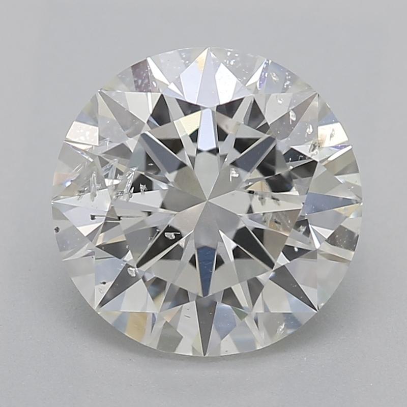 Dieser exquisite, in New York handgefertigte Diamantring besticht durch einen runden, 1,5 cm schweren Diamanten in der Mitte, der mit I und I1 bewertet ist. Die einzigartige geometrische Siegelfassung in der Lünette unterstreicht seinen