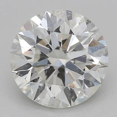 GIA 1.5ct Round Three-Stone Split Shank Pave 18K Yellow Gold Diamond Ring