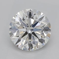 GIA 1.60ct Round Solitaire Engraved Grape Leaf Cathedral Diamond Ring