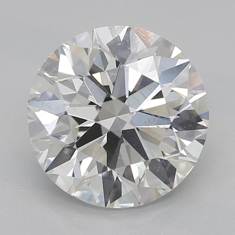 Eleva tu colección de joyas con este impresionante anillo de diamantes, cuyo corazón es un impresionante diamante redondo. Con un impresionante peso de 1,63, esta piedra certificada por el GIA tiene una H radiante y una claridad SI1, lo que