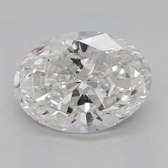 GIA 1.7 Carat Oval Formal Garden Leaf Trellis 18K Yellow Gold Diamond Ring