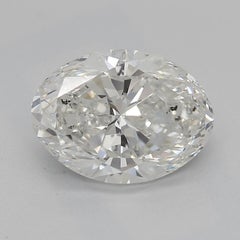 GIA 1.7 Carat Oval Formal Garden Leaf Trellis  Diamond Ring