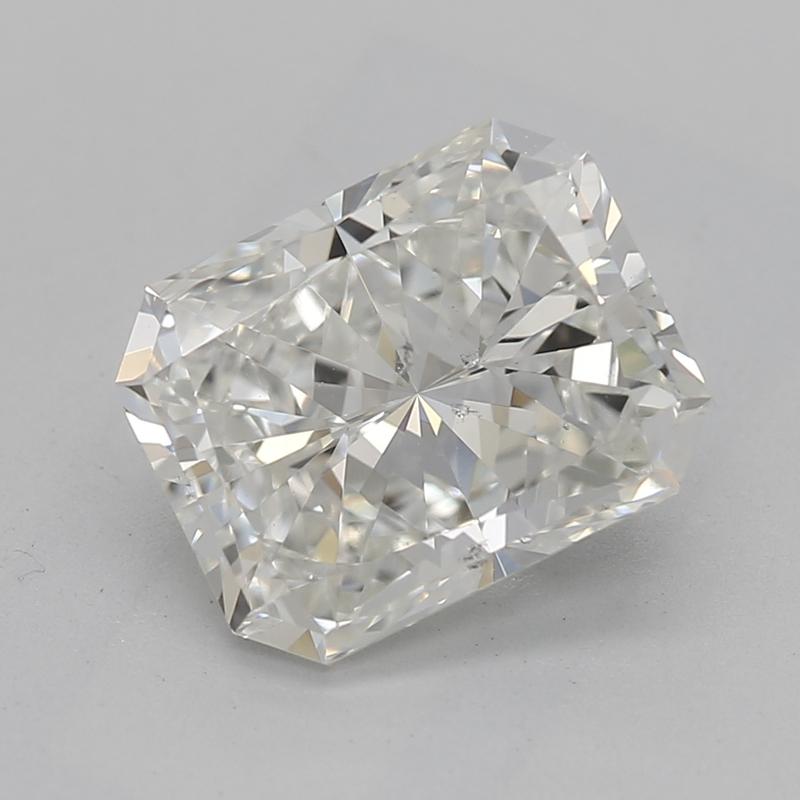 Behold a stunning diamond ring that epitomizes elegance and sophistication. At its heart lies a mesmerizing radiant diamond weighing 1.70 , masterfully graded I and SI1. This ring captures the light beautifully, creating a splendid dance of