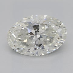 GIA 1.70ct Oval Solitaire with Half Eternity 18K Yellow Gold Diamond Ring