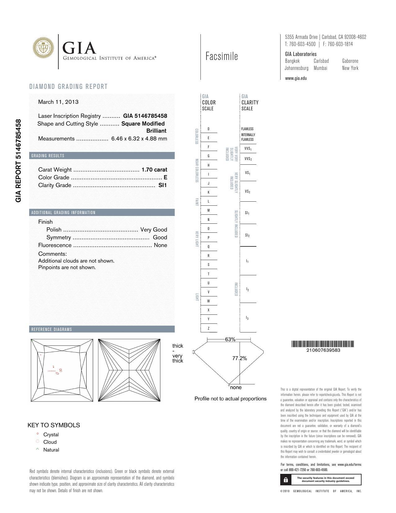 GIA 1,70ct Prinzessin Halo Split Shank Double Band  Diamantring (Zeitgenössisch) im Angebot