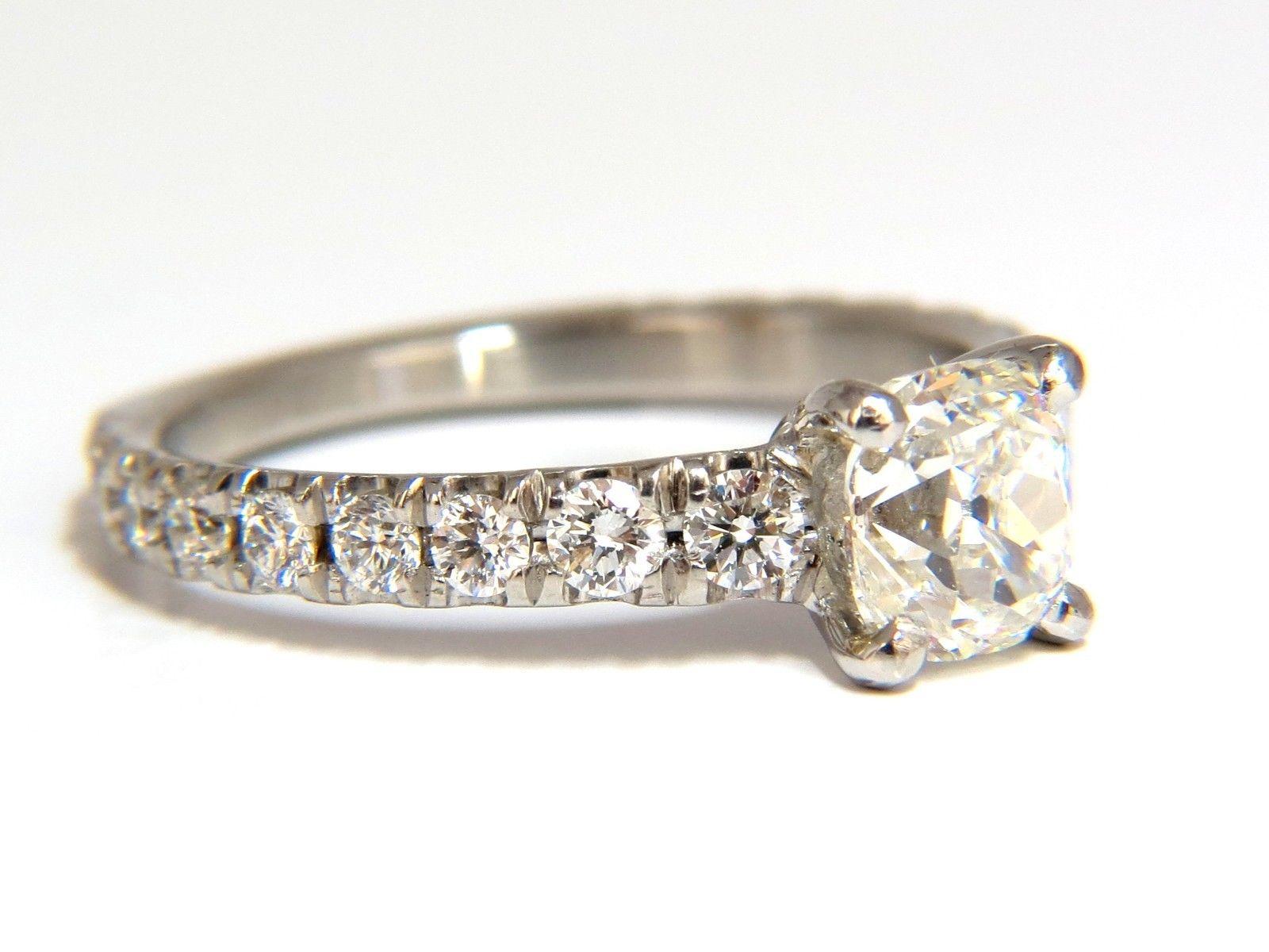 GIA Bague diamant taille coussin de 1,71 carat Platine I/VS Neuf - En vente à New York, NY