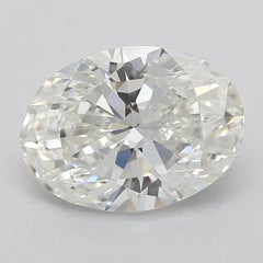 GIA 1.71 Carat Oval Formal Garden Leaf Trellis  Diamond Ring