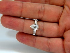 GIA 1.74 Carat Natural Pear Brilliant Diamond Ring Classic Three Engagement*