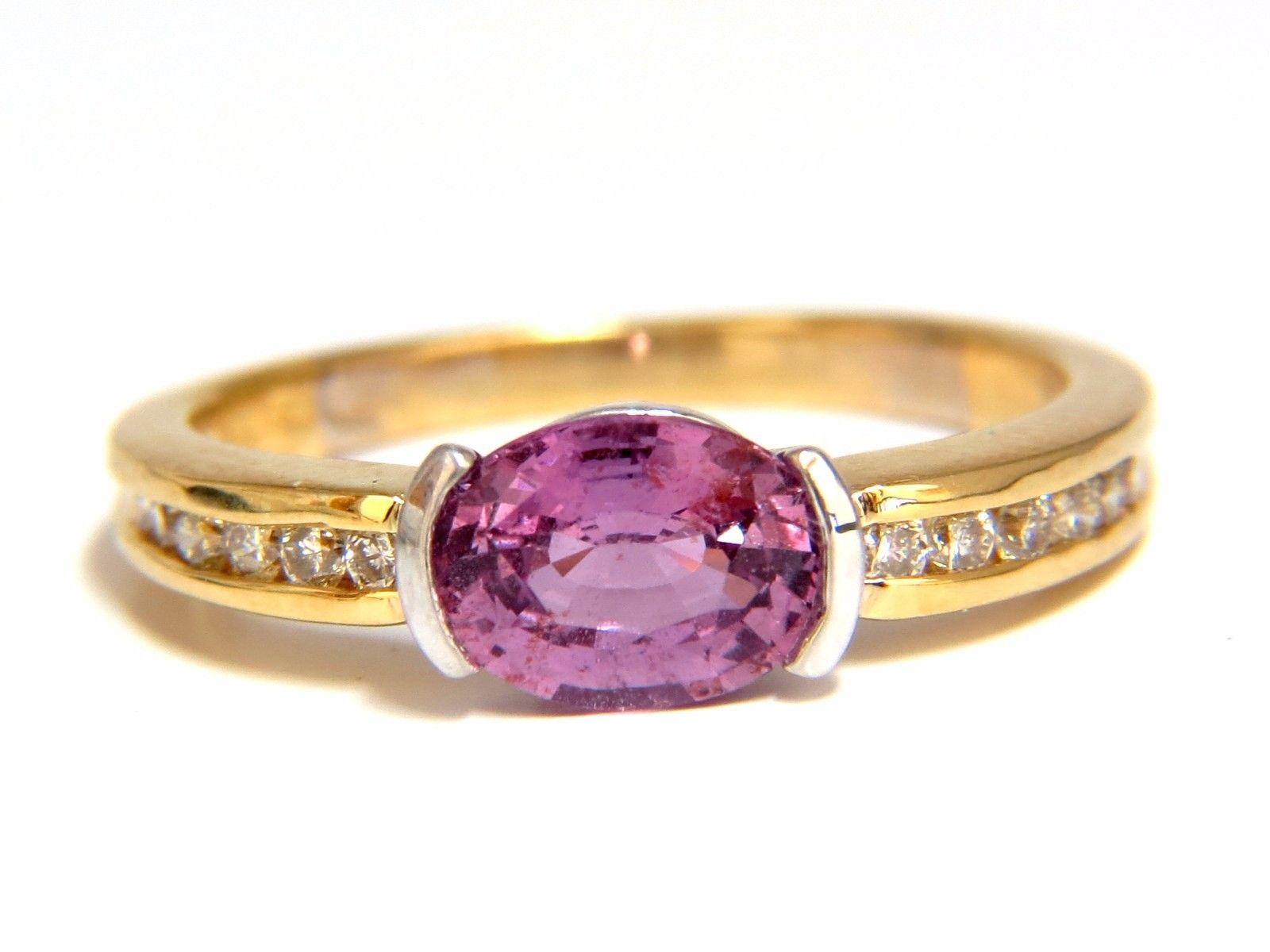 No Heat Pink & Channel

1.58ct. Natural GIA Certified No Heat Pink Sapphire Ring

GIA Certified Report ID: 2155170522

8.12 X 6.19 X 3.82mm

Full cut oval brilliant 

Clean Clarity & Transparent



.20ct. Diamonds.

Round & full cuts 

H-color Vs-2