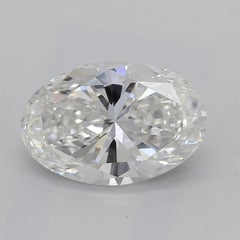 GIA 1.7ct Oval Vintage Cathedral Snowflake Halo White Gold Diamond Ring