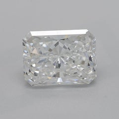 GIA 1.8 Carat Radiant Solitaire Basket 4-Prong  Diamond Ring