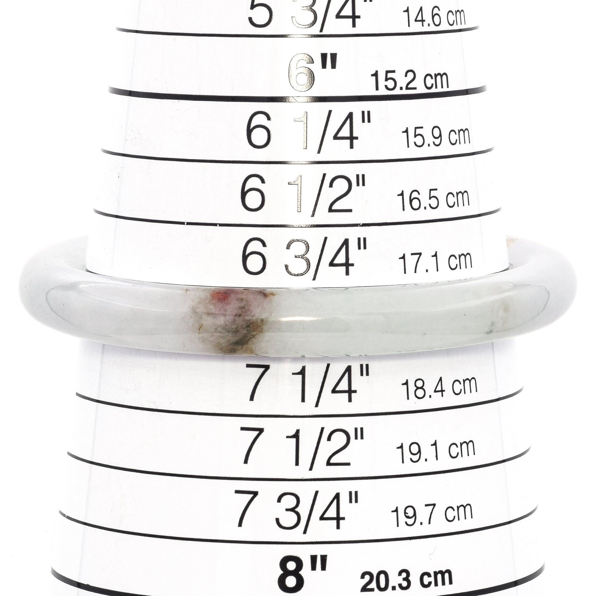 GIA 182.95Ct Bracciale di giada traslucido grigio chiaro marrone di grado A con giada di giada in vendita 1