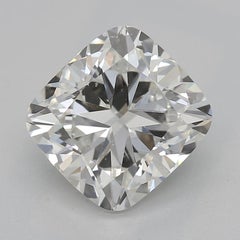 GIA 1.8ct Cushion Side Stone Bezel Band Solitaire Yellow Gold Diamond Ring