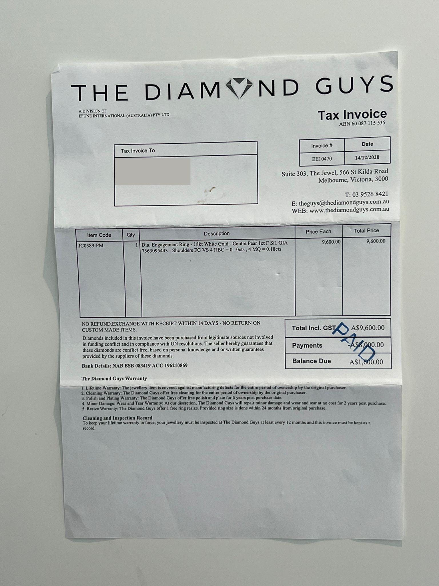 GIA 18ct White Gold Diamond Engagement Ring 1.28ct For Sale 2