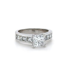 GIA 18ct White Gold Diamond Engagement Ring 2.83ct 7.72g