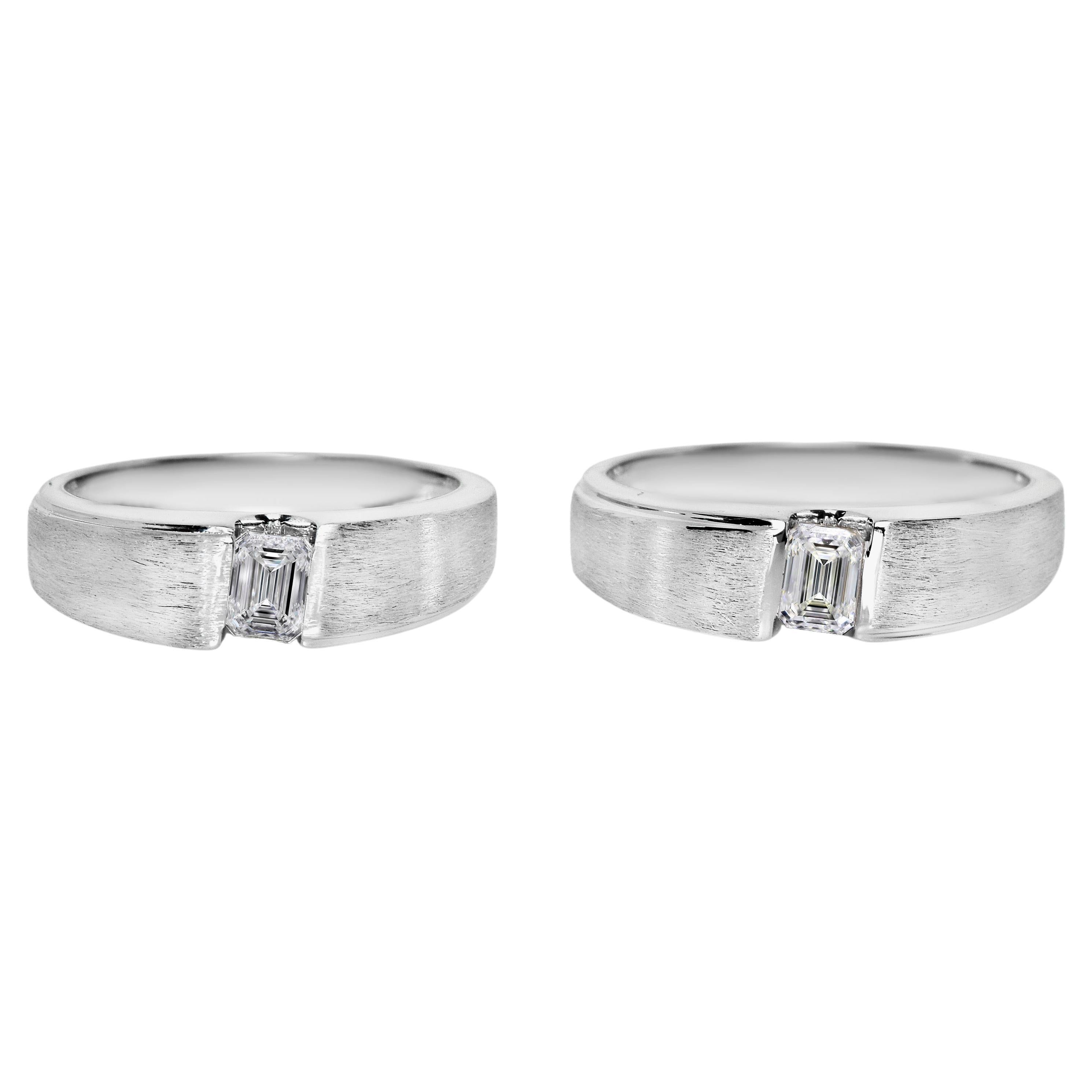 GIA 18K 0,81 Karat I IF Antiker Diamant-Ehering mit natürlichem Diamant