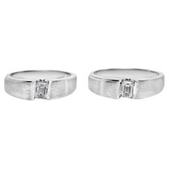 GIA 18K 0.81 Ct I IF Natural Diamond Antique Wedding/Engagement Ring