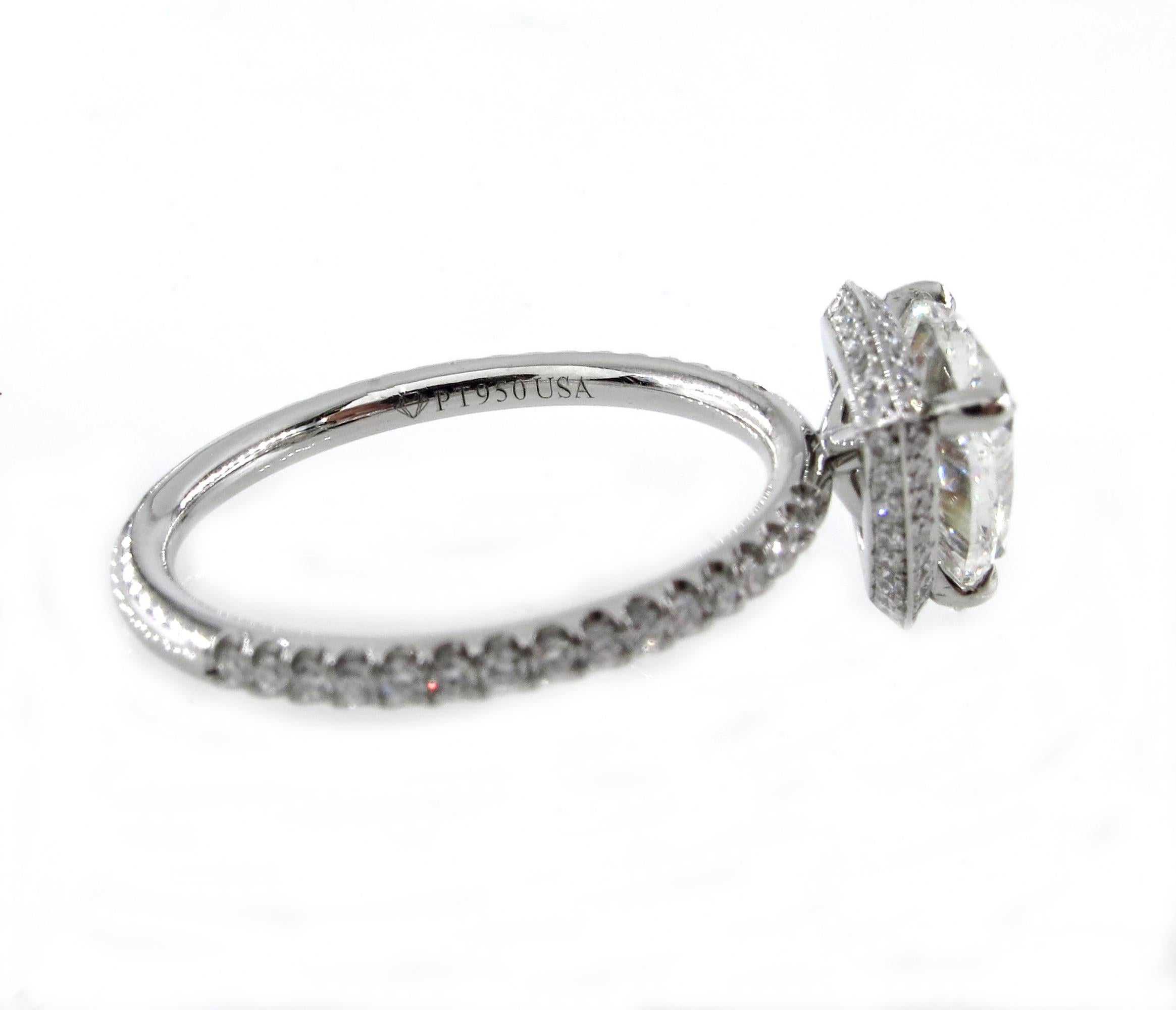 trillion shaped diamond engagement rings