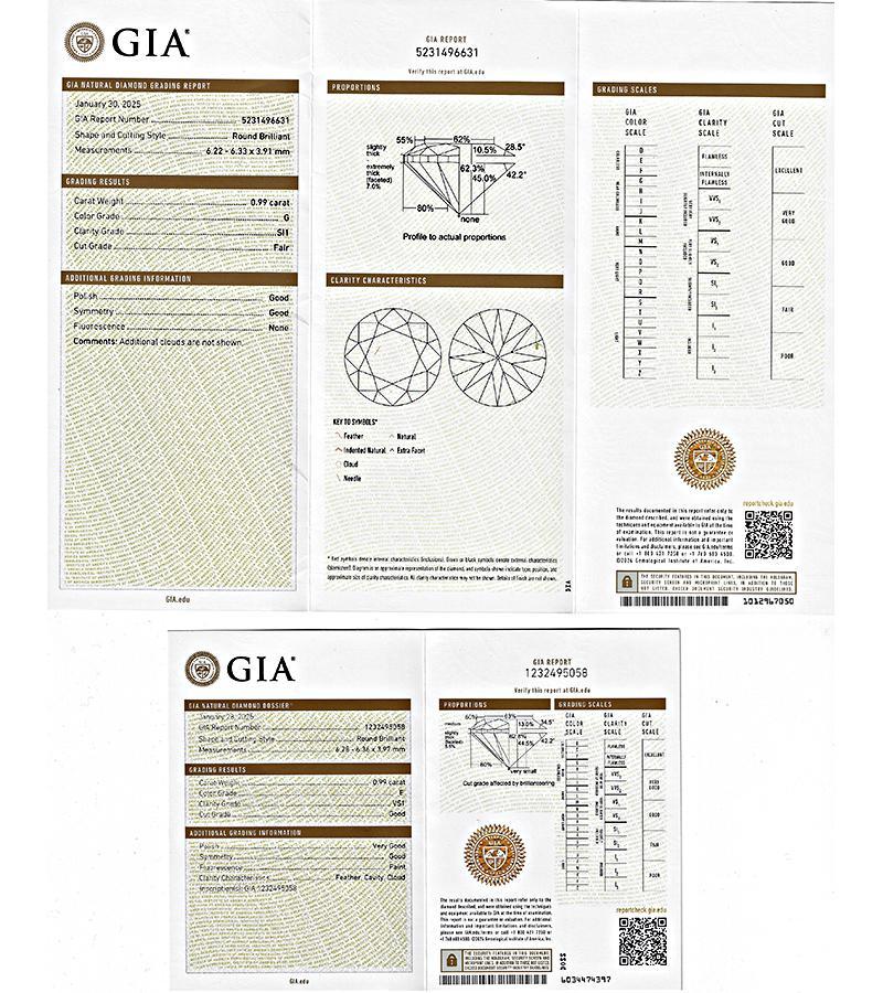 GIA 1,98cttw Mittel-Diamant 7,00ct seitliche Diamant Gold-Ohrringe Tag- und Nacht-Ohrringe Damen im Angebot