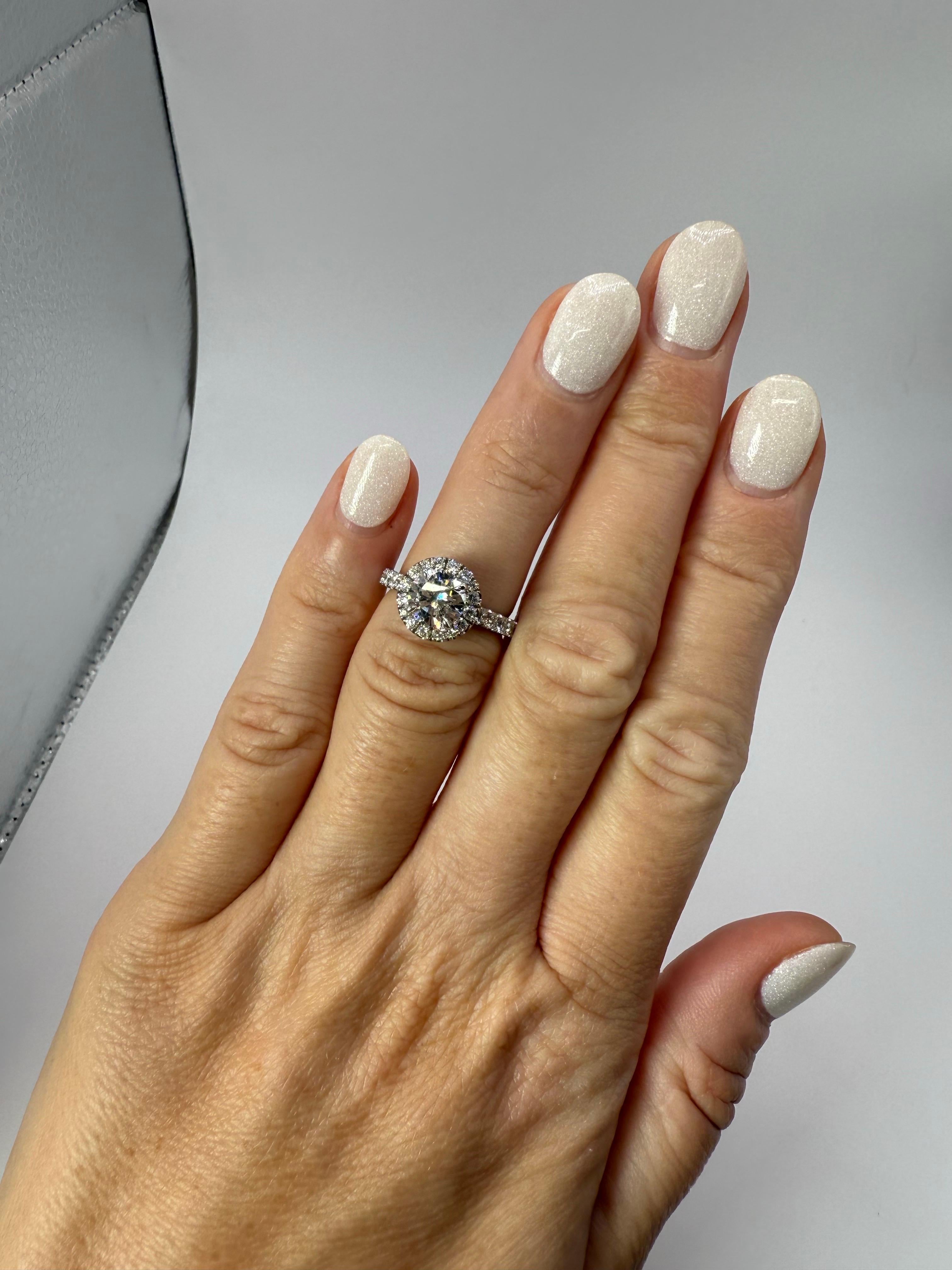 da uomo o donna GIA 1ct VS2 H anello di fidanzamento con diamante 14KT in vendita