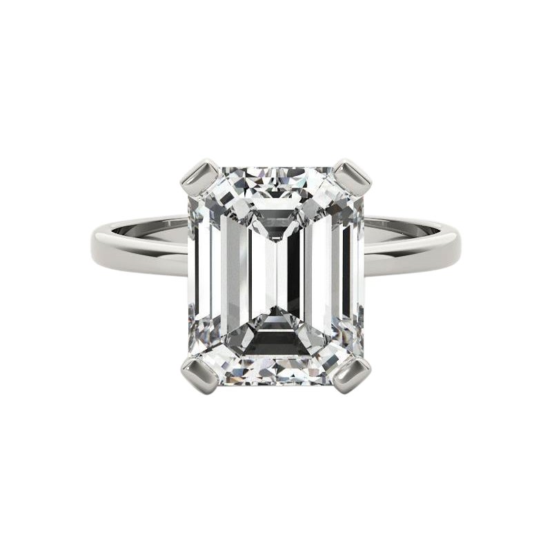 GIA 2,00 Karat Smaragd Solitär Korb 4-Kreuz  Diamantring im Angebot