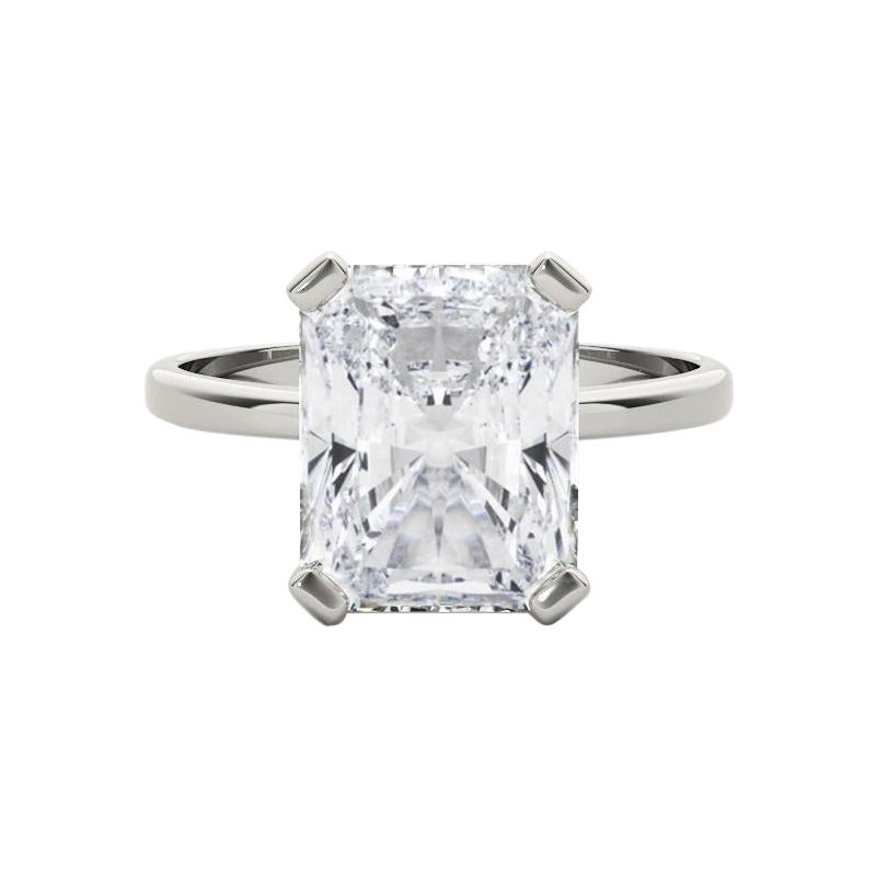 GIA 2.00 Carat Radiant Solitaire Basket 4-Prong  Bague en diamant