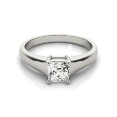 GIA 2.01 Carat Princess Cut Solitaire Four-Prong  Bague en diamant
